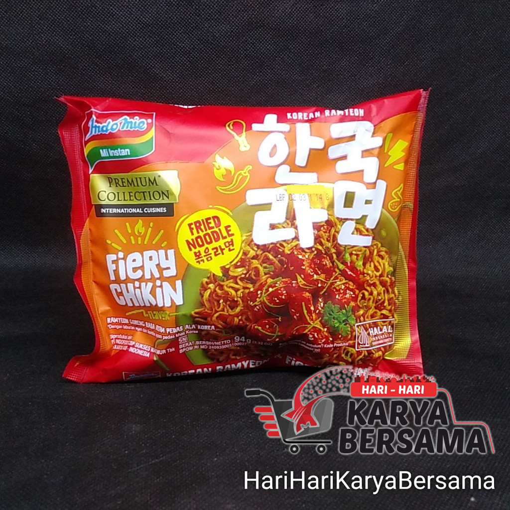 

INDOMIE MI INSTAN GORENG FIERY CHIKIN PEDAS ALA KOREAN 94GR