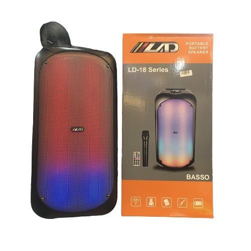 SPEAKER PORTABLE LAD LD18 BASSO SPEAKER BLUETOOTH
