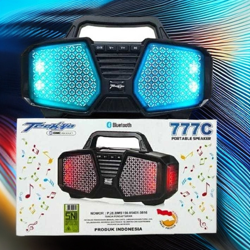 Speaker Bluetooth Speaker Portable Radio Gmc Teckyo 777C