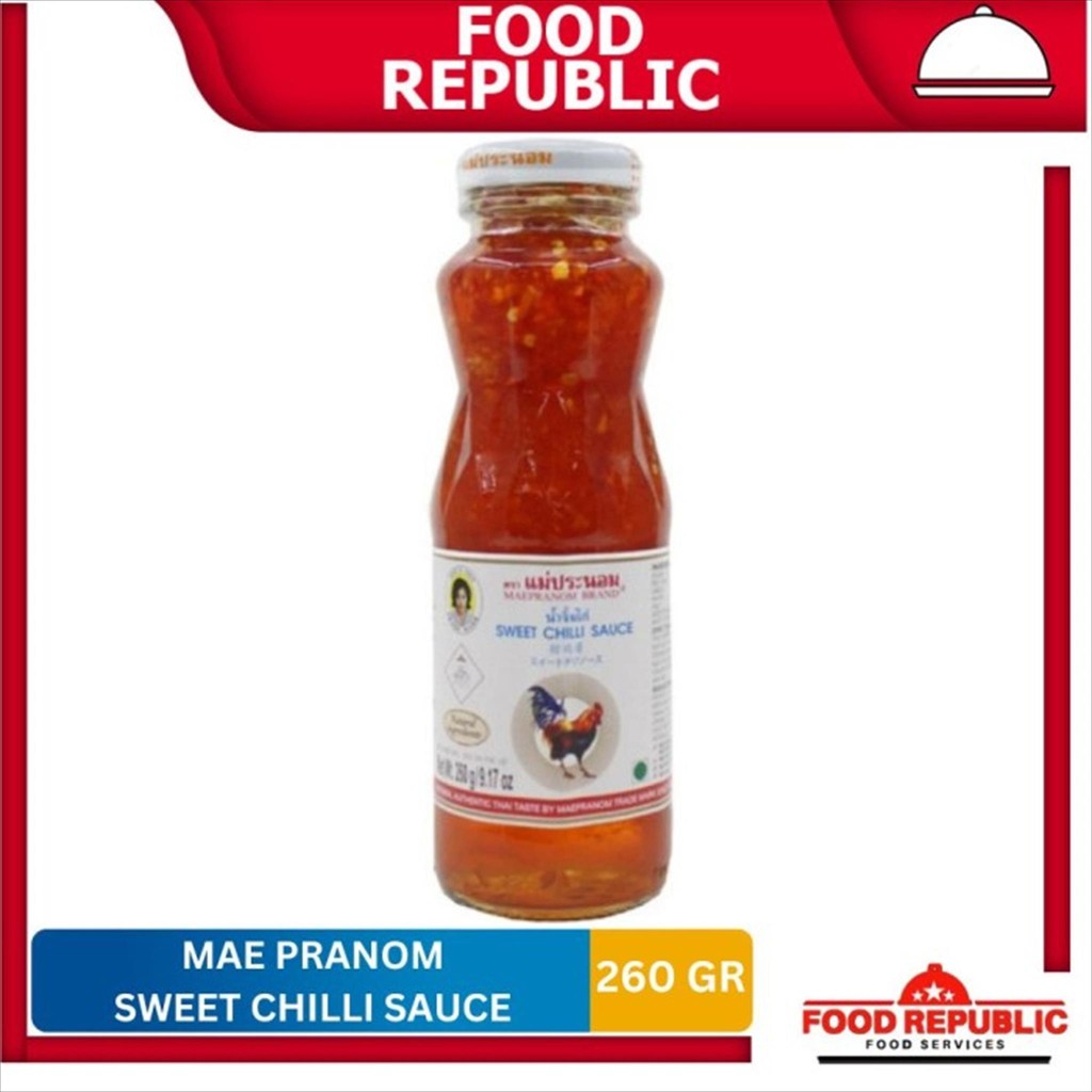 

Maepranom Sweet Chili Sauce Sambal Instant 260gr ThailandBrand 9.17 OZ
