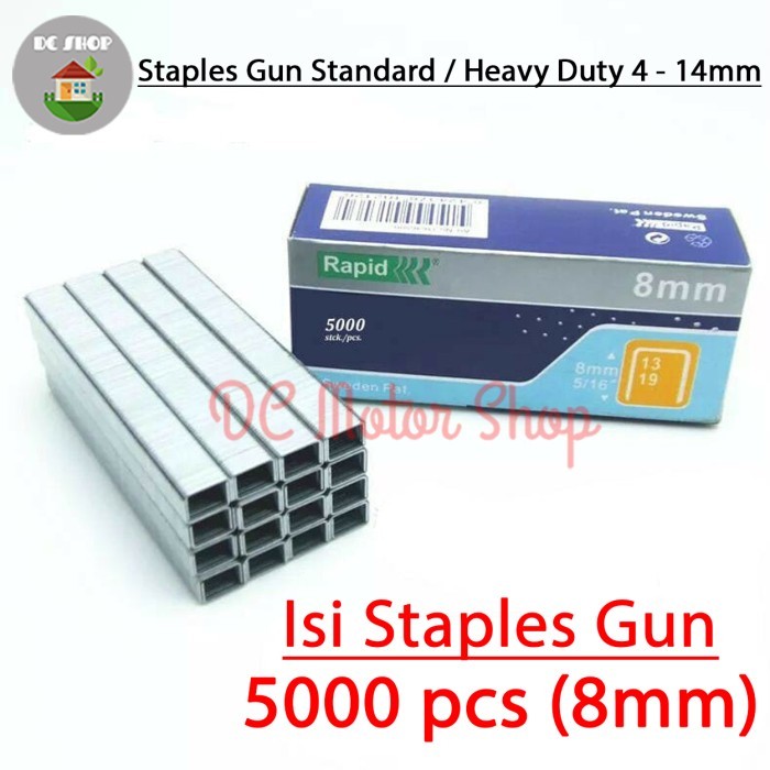 cod Staples Tembak Staples Steples Gun Tacker 3 in 1 Tembak Kayu Jok Kulit - IsiStaples5000