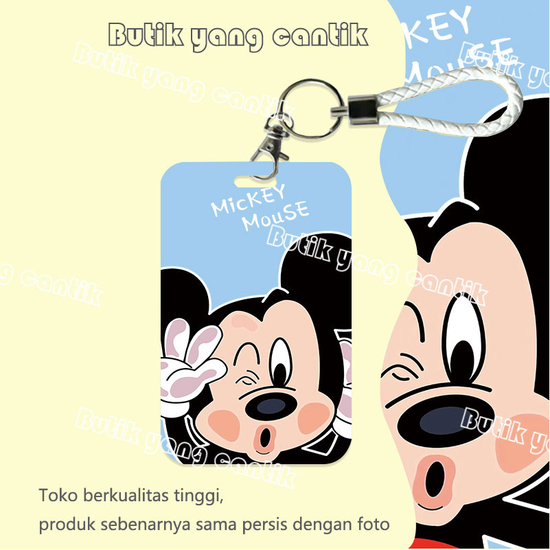 

ID CARD HOLDER, Tempat Kartu Mickey Kartun Kawaii, Cocok untuk Kantor/Sekolah, Kartu Pelajar/Kartu Transportasi, Kartu Akses, KTP, Flazz, Kartu Kredit Elektronik dan Uang Elektronik.