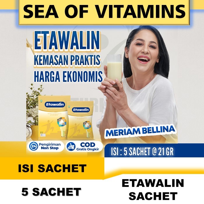 

Susu Etawalin 5 Sachet/ Etawalin Box isi 5 Sachet 100% Original herbal alami BPOM tanpa efek samping
