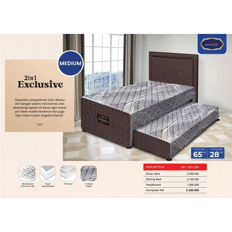 Promo Bed Dorong Anak Dakota Kasur Anak by Homemebel