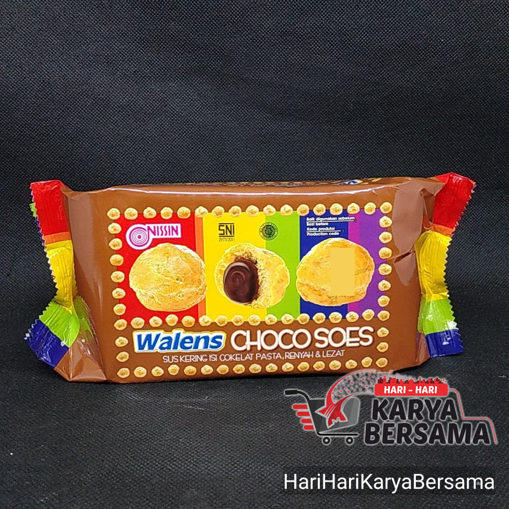 

MAKANAN RINGAN BISKUIT NISSIN WALENS CHOCO SOES 100GR