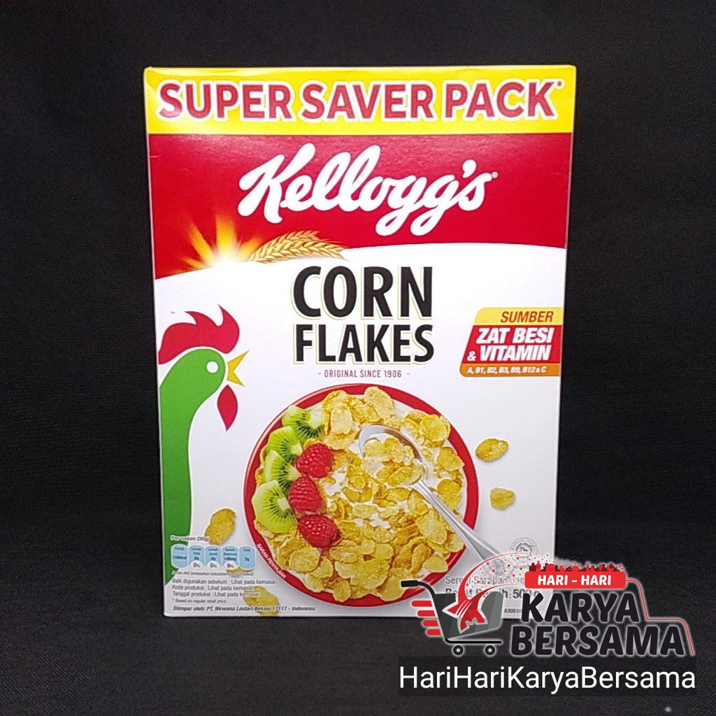 

SEREAL CEREAL SARAPAN KELLOGG'S KELLOGGS KELLOGG CORN FLAKES ORIGINAL 500GR