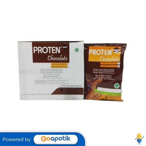 

Proten Gold Chocolate 52 Gram Box 20 Sachet