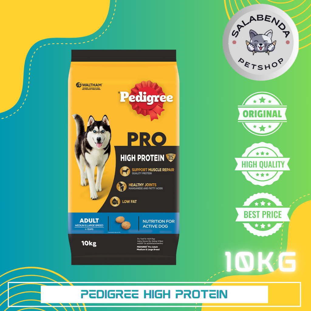 Pedigree Pro High Protein Adult Medium & Large Breed 10kg