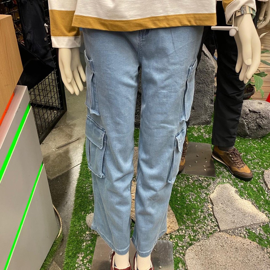 EIGER CELANA WANITA SERIES WS BREE DENIM CARGO PANTS