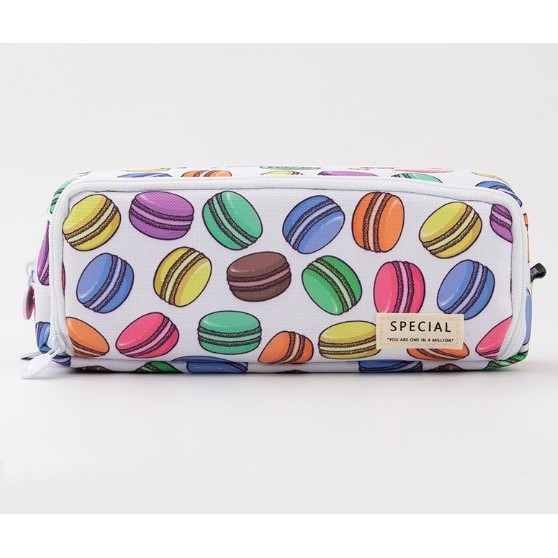 

[Terbaru] ANGOO Original Pencil Case Corduroi Tempat Pensil Angoo Korean Japan - Persegi Macaron