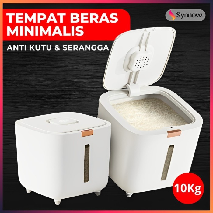 Dispenser Beras 10 Kg ANTI KUTU Tempat Beras 10Kg Wadah Beras Tempat Penyimpanan Beras