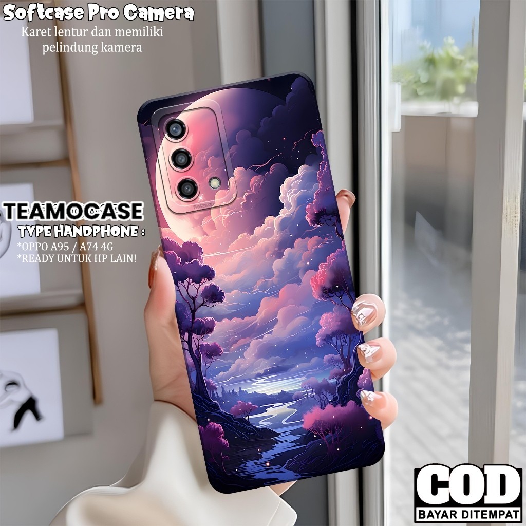 Softcase OPPO A95/ A74 4G Terbaru Case OPPO A95/ A74 4G Fashion Case MIX Casing OPPO A95/ A74 4G Kes