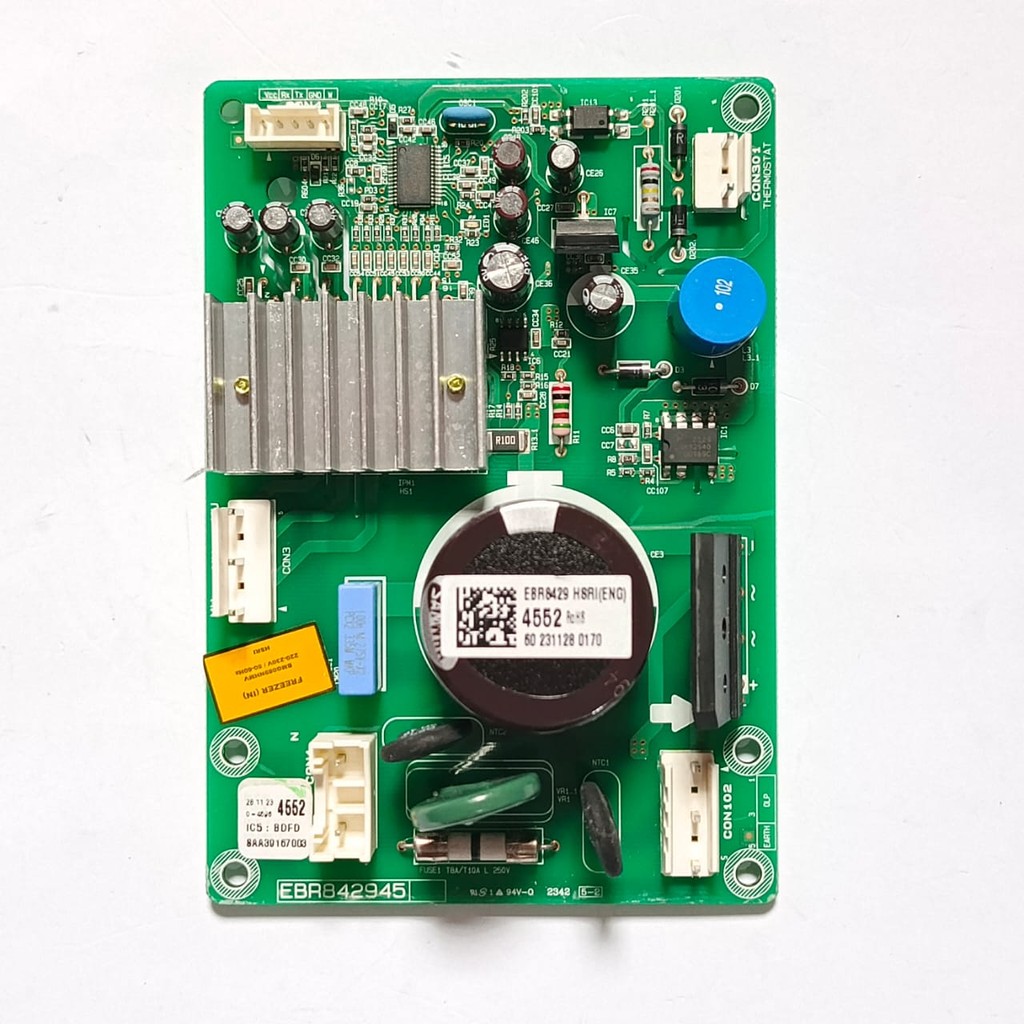 UNIT MAIN BOARD PCB EBR80986334 KULKAS LG GN INV304SLPART  PAKAI COMPRESSOR BMG089NHMV