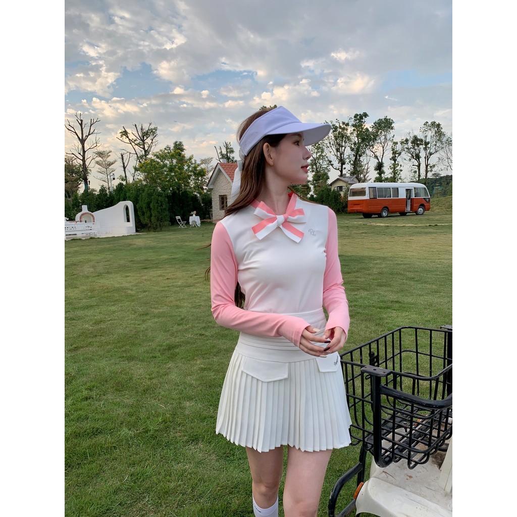Clothing Women's Korean Edition Long Sleeve Golf Skirt Skinny Golf Suit Women's Tennis Clothing Wome
