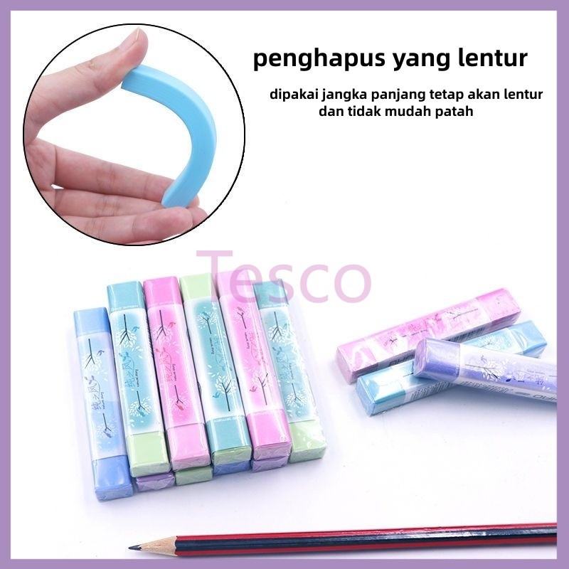 

Tesco Penghapus pensil panjang/penghapus minimalis yang kreatif/penghapus anak anak