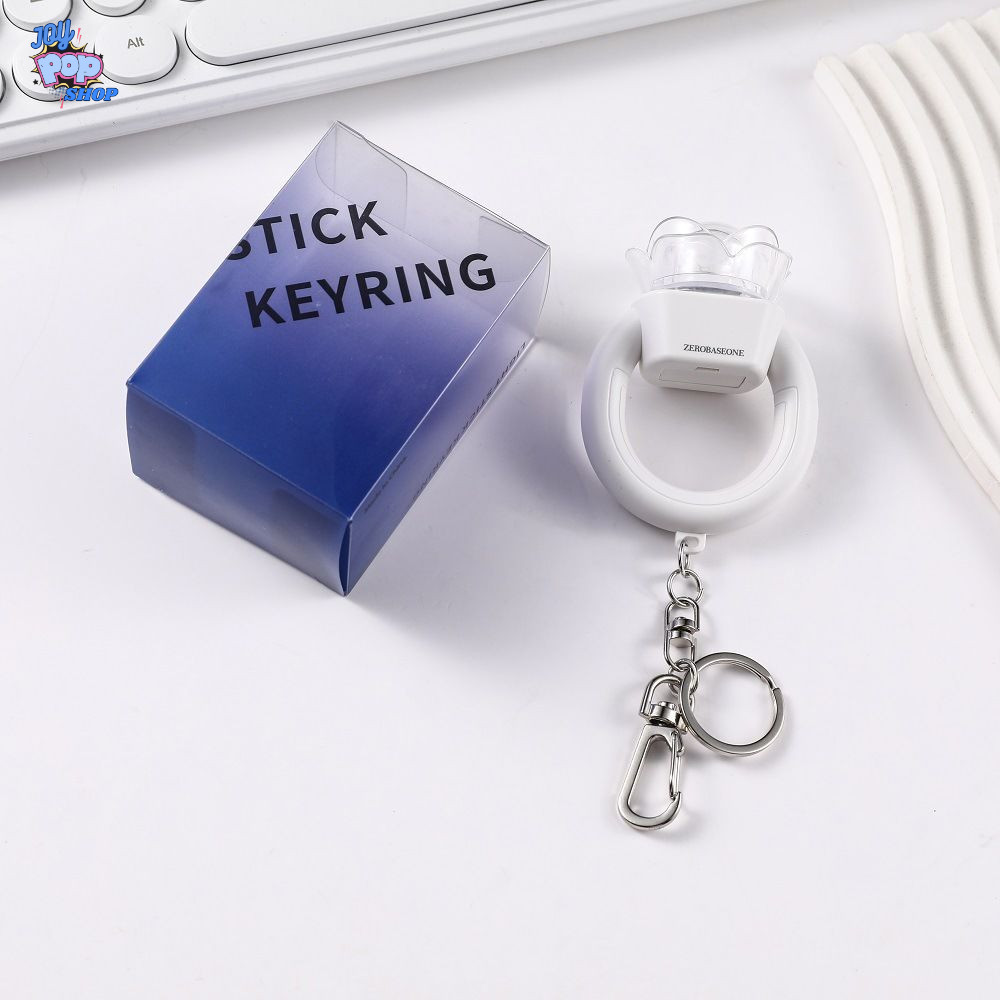 Zerobaseone lightstick keychain, gantungan kunci zerobaseone lightstick, ZB1, zerobaseone lightstick