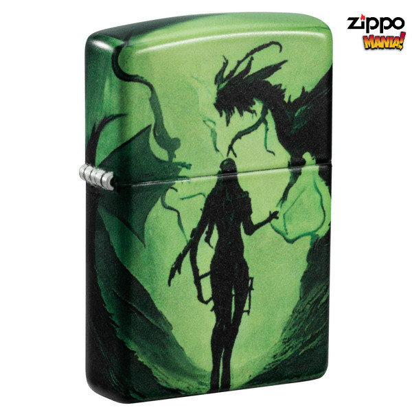 Zippo Glowing Dragon Design Glow in the Dark - Zippo Lighter Original