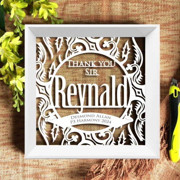 Kado Kenang-Kenangan Dosen Pembimbing Paper Cutting (Hemat)