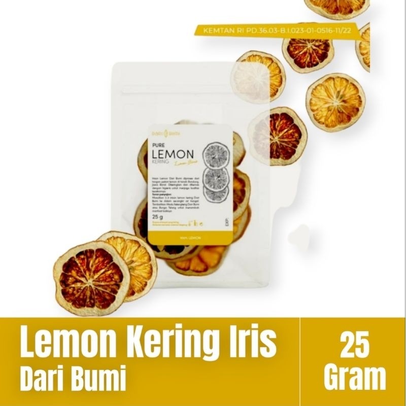 

LEMON KERING IRIS 25GR - DRIED LEMON SLICE DARI BUMI