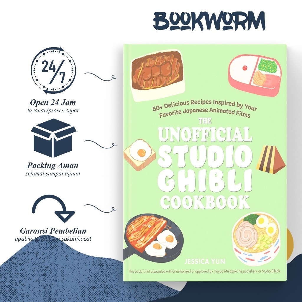 The Unofficial Studio Ghibli Cookbook by Jessica Yun (English)