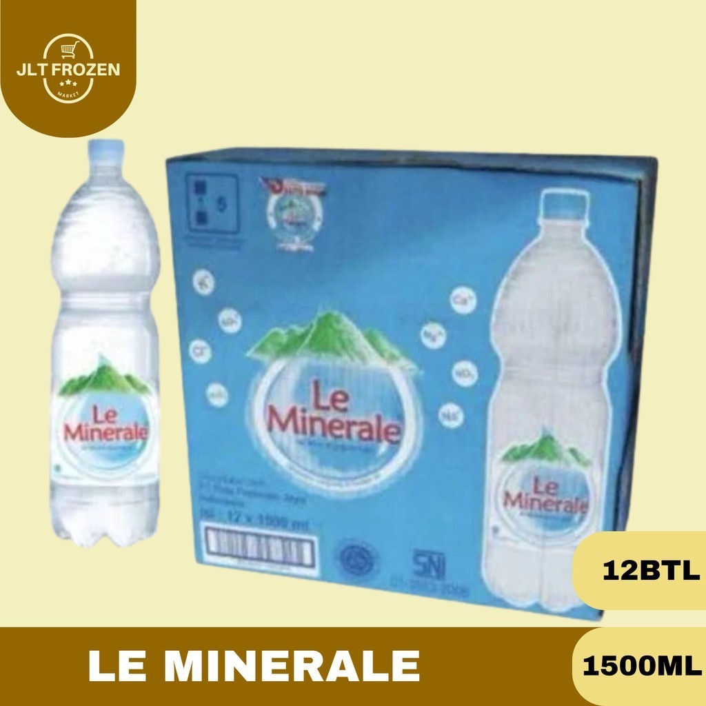 

Le Minerale Water / Air Minum Kemasan Botol Le Minerale 1500ML Isi 12 PCS - DUS