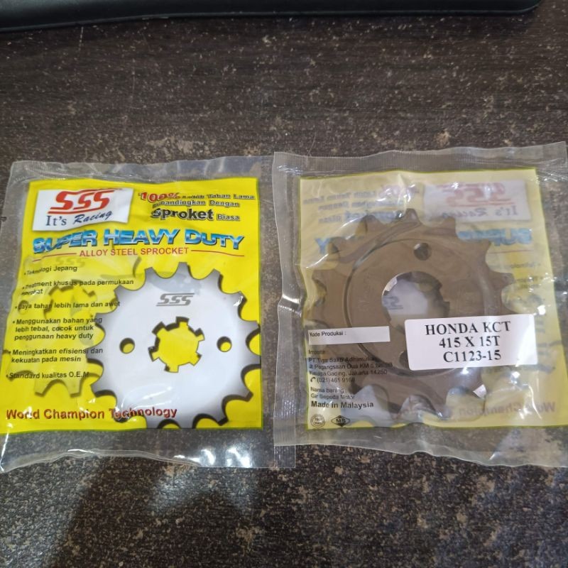 Gear SSS Depan Honda 415 MP NMP CB150R CBR150 Tiger GL