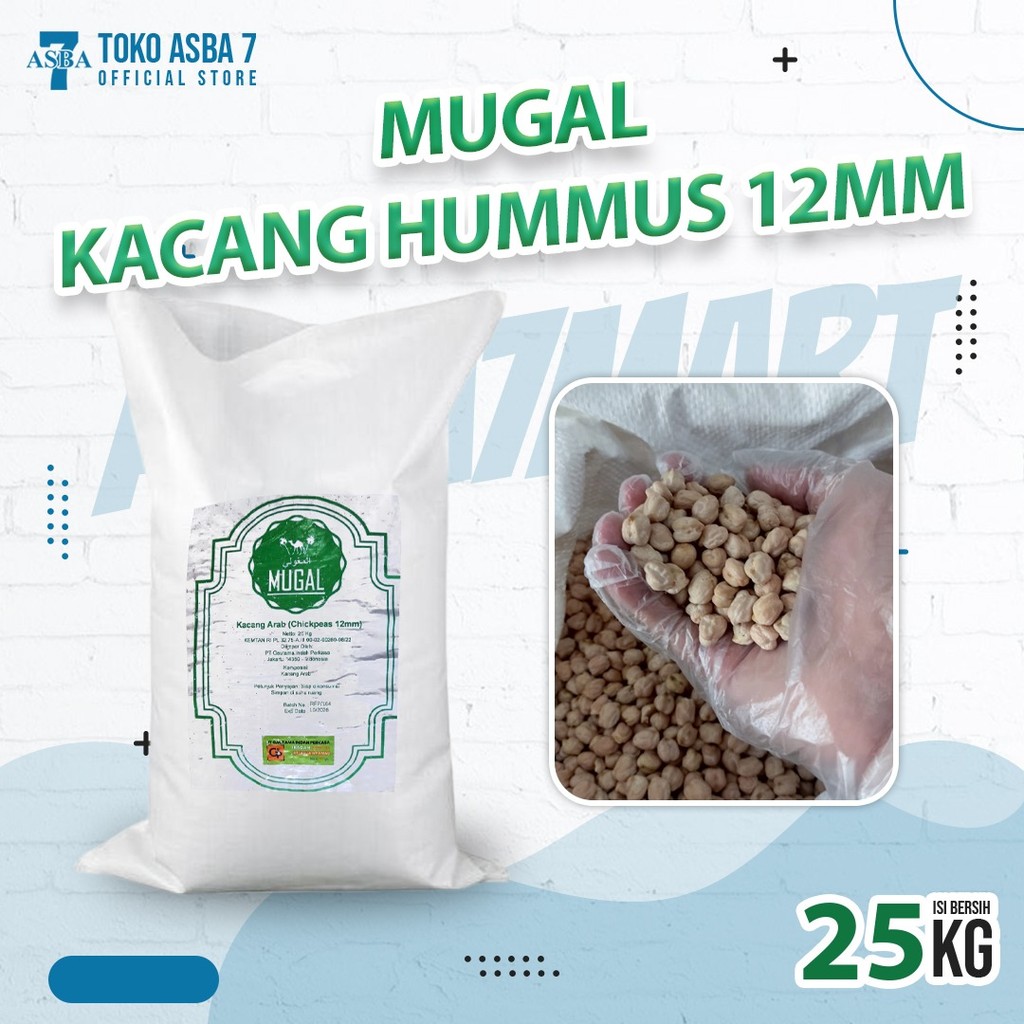 

MUGAL KACANG HUMUS/CHECKPEAS UK12 25KG