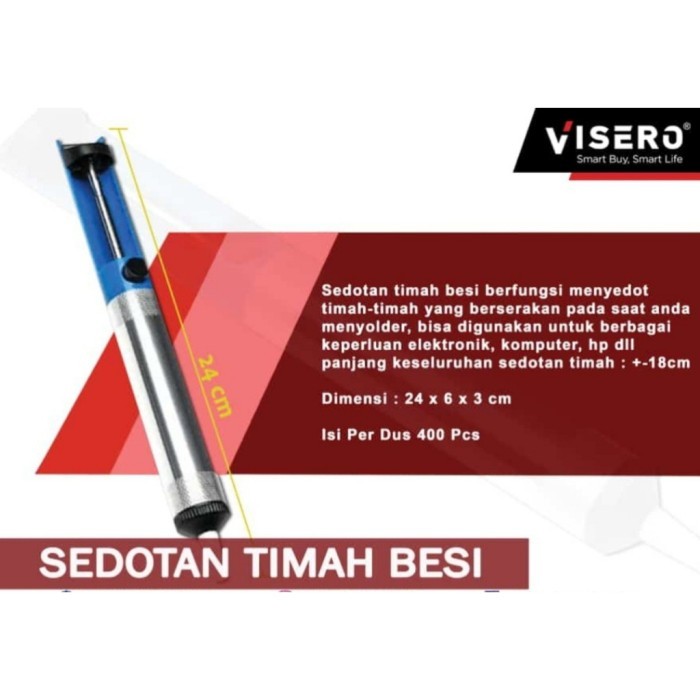 Penyedot Timah Besi - Visero Penyedot Timah - Sedotan Timah Visero