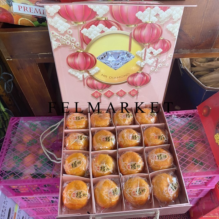 

Jeruk Honey Ponkam Premium Isi 16 / Hampera Buah Premium / Box