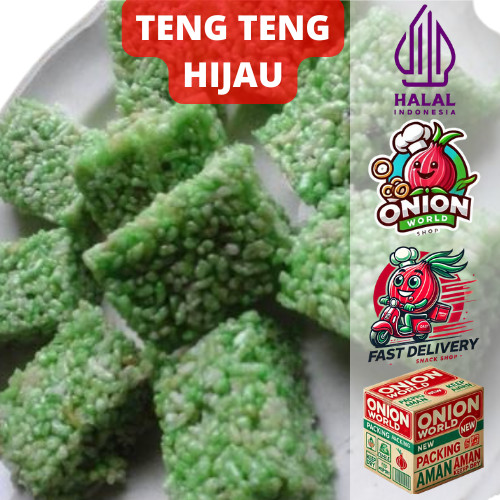 

UWD KUE JIPANG KUE TENG TENG 250gr Kue Jipang Teng Teng Strawberry Teng Teng Cokelat Teng Teng Pandan