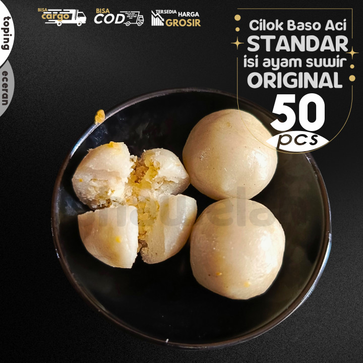 

Baso Aci CILOK STANDAR 50pcs PENTOL ISI AYAM SUWIR ORI by Lahawelah