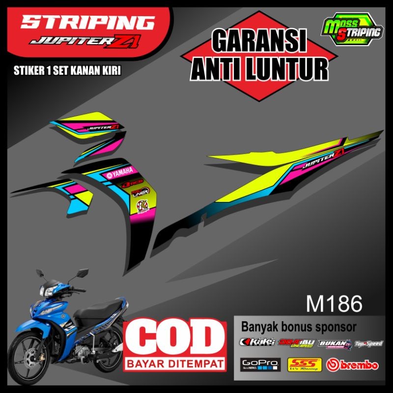 STRIPING YAMAHA JUPITER Z1 - STIKER SETIKER STICKER YAMAHA JUPITER Z1 LIST VARIASI MOTOR