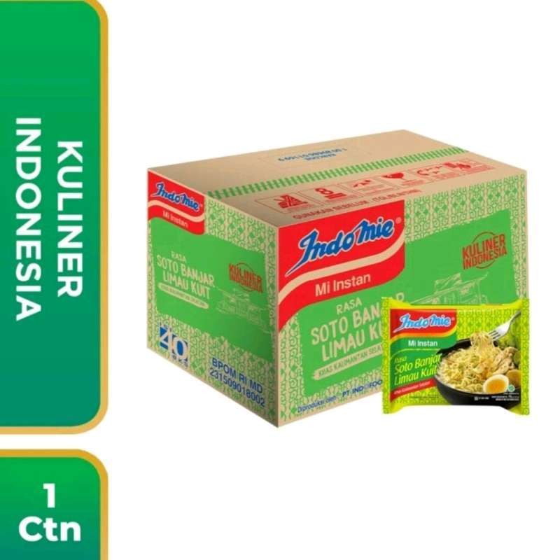 

Indomie Kuah Soto Banjar Limau Kulit 1 Karton (40 pcs)