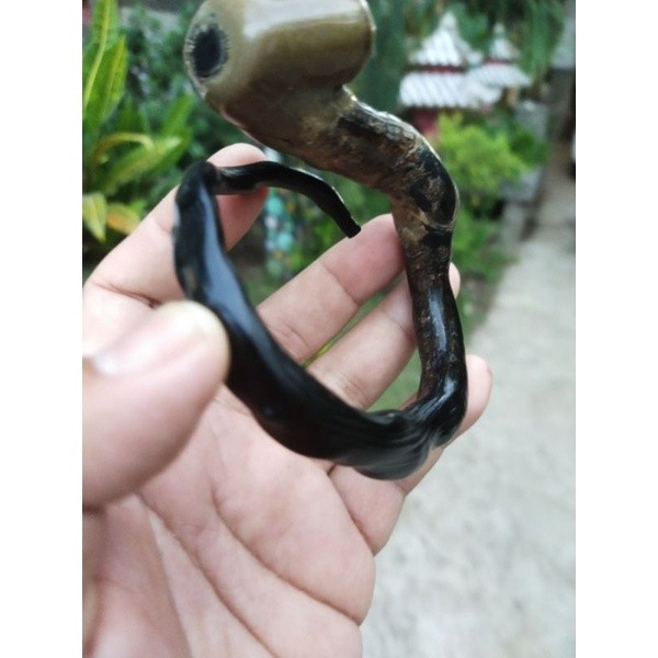 MAKRIFATBUSINESS Gelang Akar Bahar Hitam Bonggol Besar