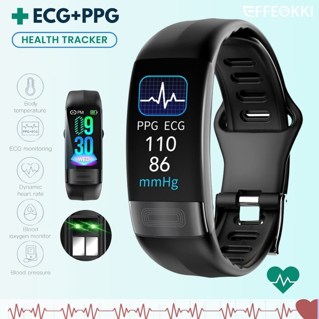 Watch Ekg Wristband Waterproof Men'S Smart Watch With Calorie Consumption Blood Pressure Monitors De