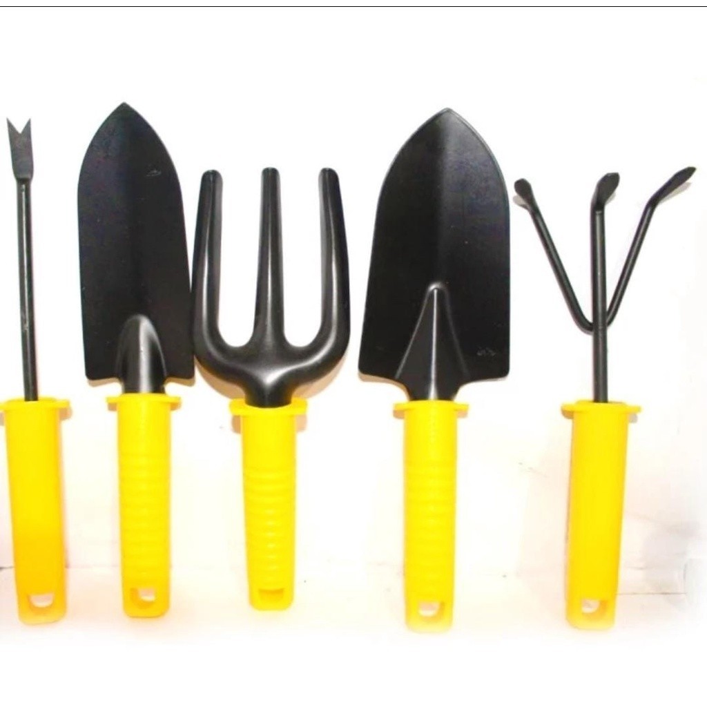 READY BANYAK - Alat Berkebun 5pcs / Alat Kebun Mini Sekop Garpu Garukan JASON 355-011