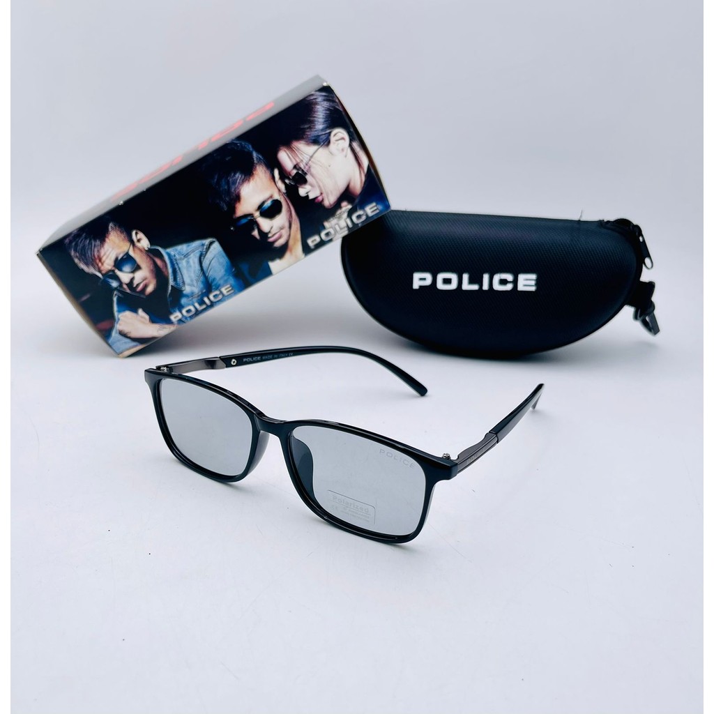 PROMO  KACAMATA HITAM PRIA P1216 LENSA POTOCROMIC POLARIZED