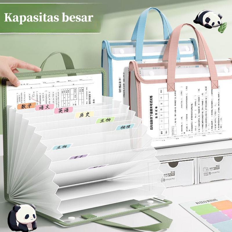 

Ready Tas file Handle Warna Transparan Anti Air Multi Layer Folder Tas File 13 Sekat Map Tas Dokumen A4 Folder Map Kerja Document