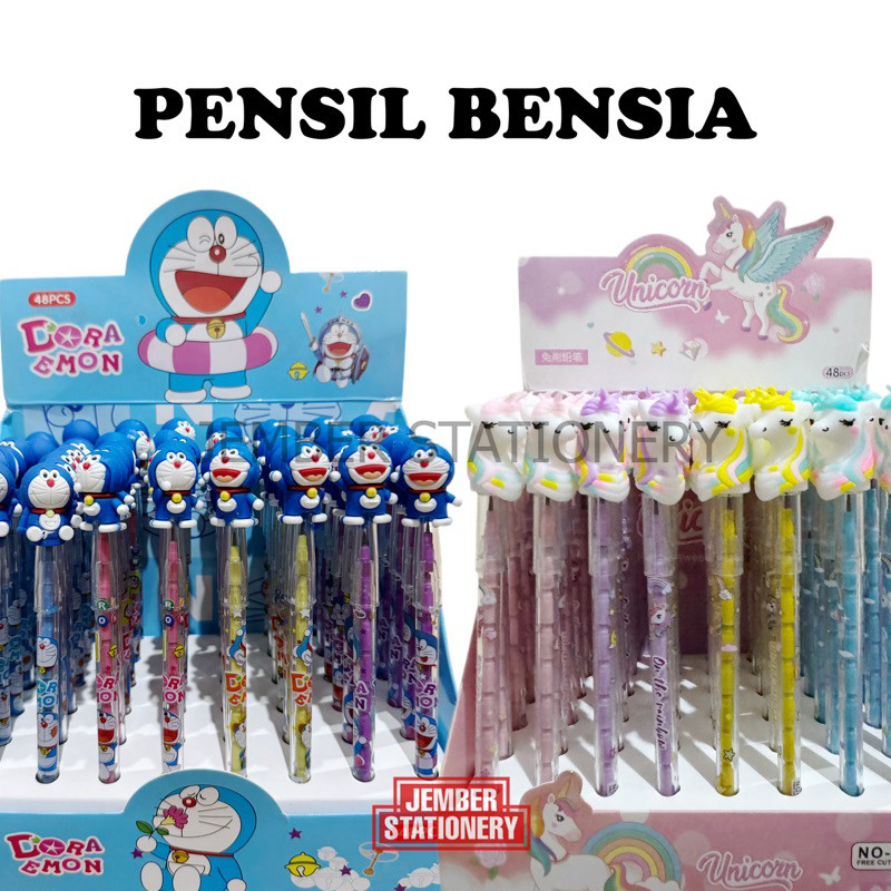 

(1biji) Pensil Bensia | Pensil Susun Tumpuk