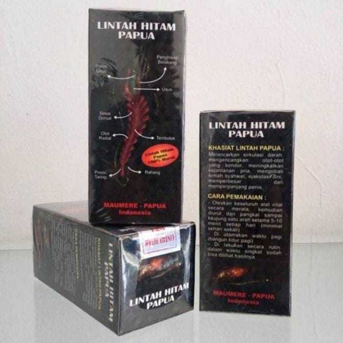 COD Minyak Lintah Hitam Papua Asli 100% Minyak Lintah Original 100% asli Minyak Lintah Original