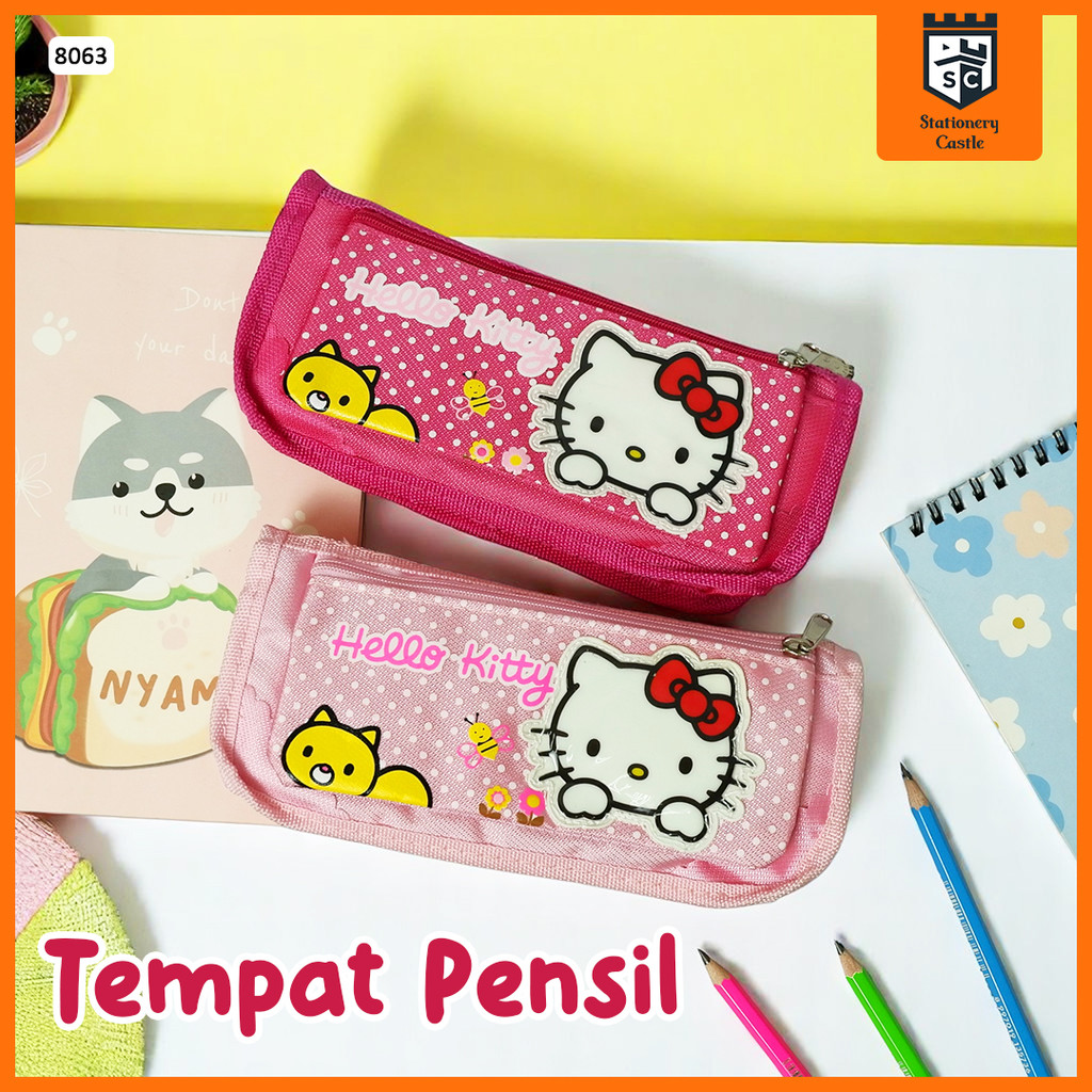 

Pencil Pouch / Tempat Pensil Serbaguna / Tempat Pensil Anak Hkt 8063