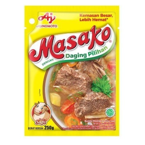 

NEW ITEM MASAKO BUMBU SAPI 250G BAHAN MASAK