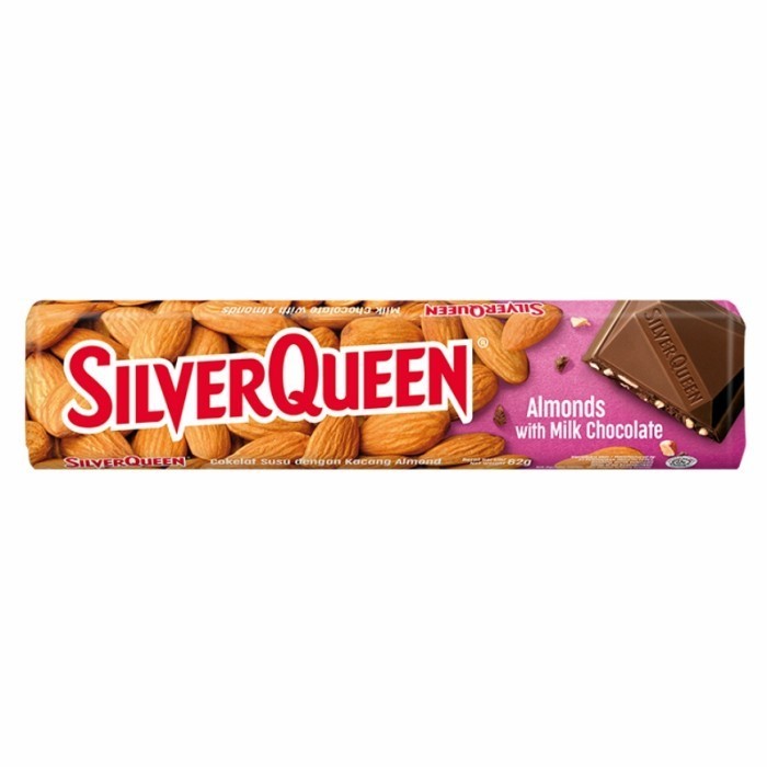

NEW ITEM SNACK SILVER QUEEN ALMOND 62g