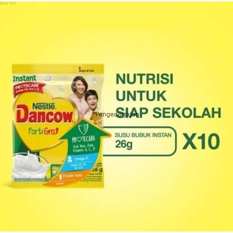 

Dancow Instan Fortigro 10x26gram