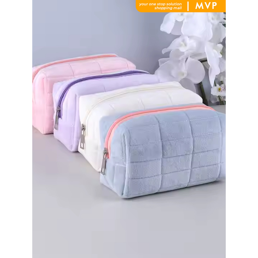 

MVP Kotak Pensil Aesthetic Korea Bulu Lucu Cloudy Pencil Bag Large Tempat Pensil Anak
