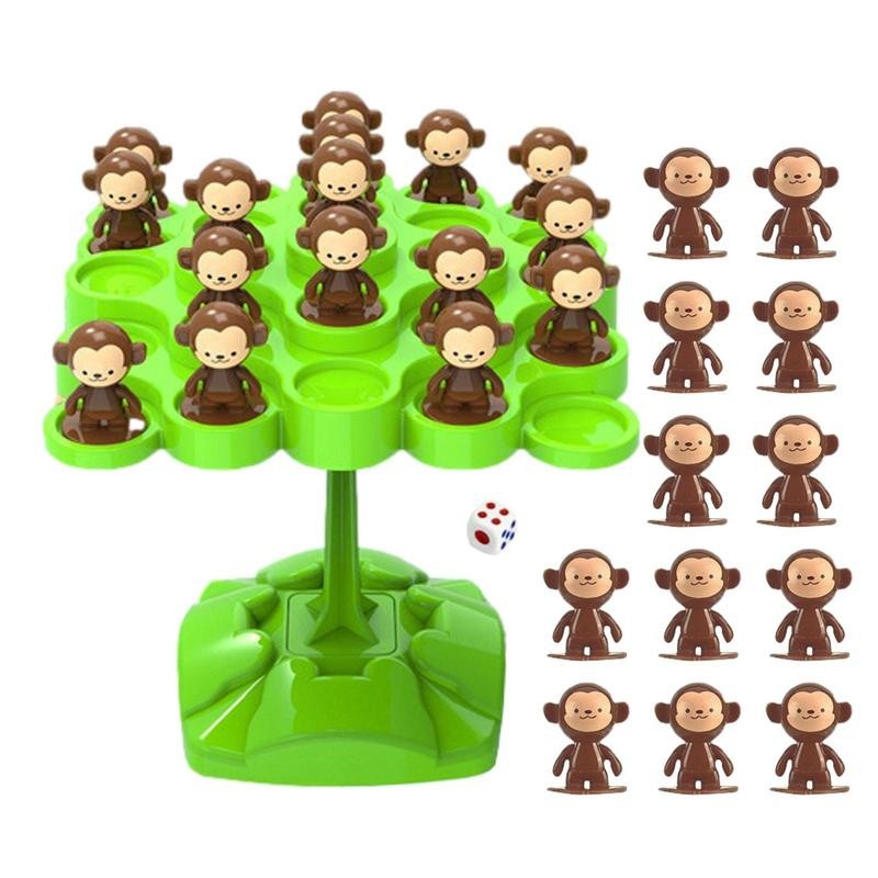 Monkey Balance Tree Montessori Math Toy Educational Balancing Board Creative Balancing Tree Toy For 