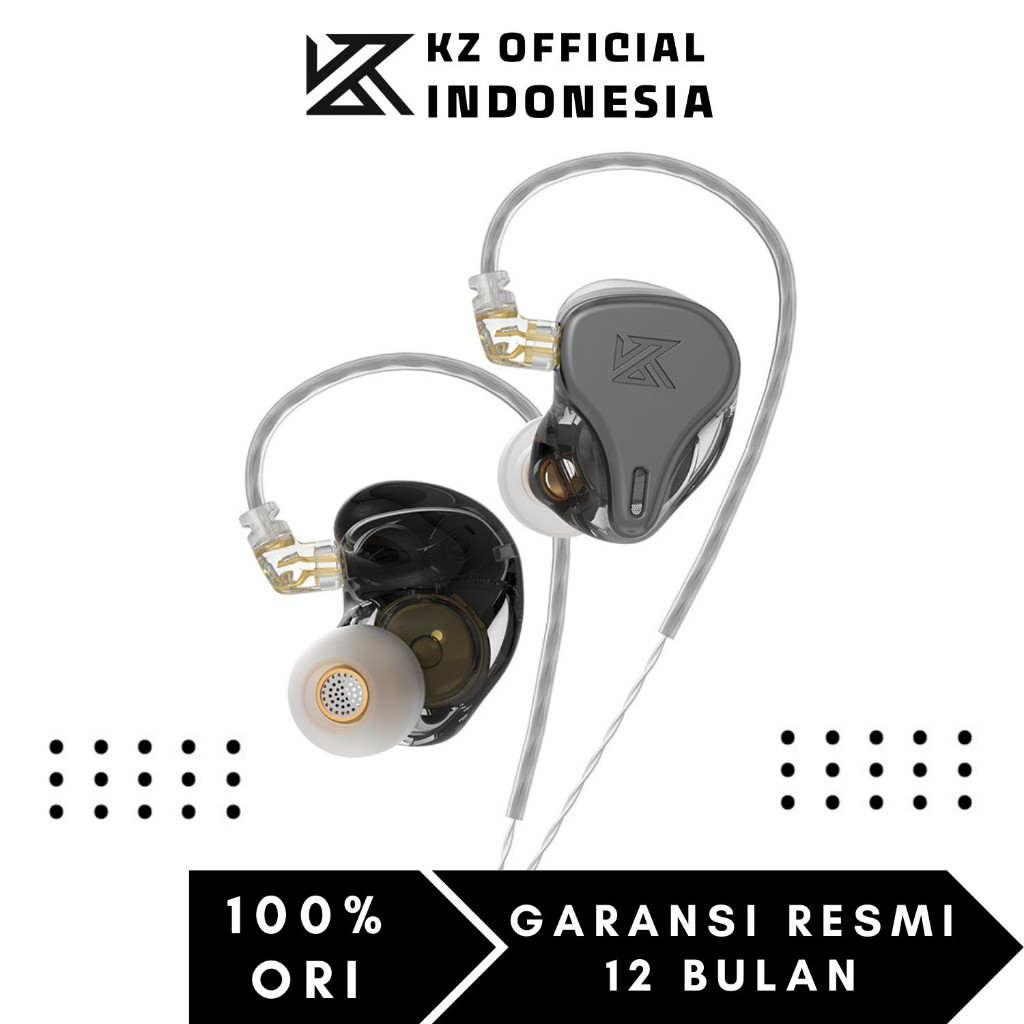 Earphone KZ x HBB DQ6s  BassHead Triple Driver Earphone with MIC