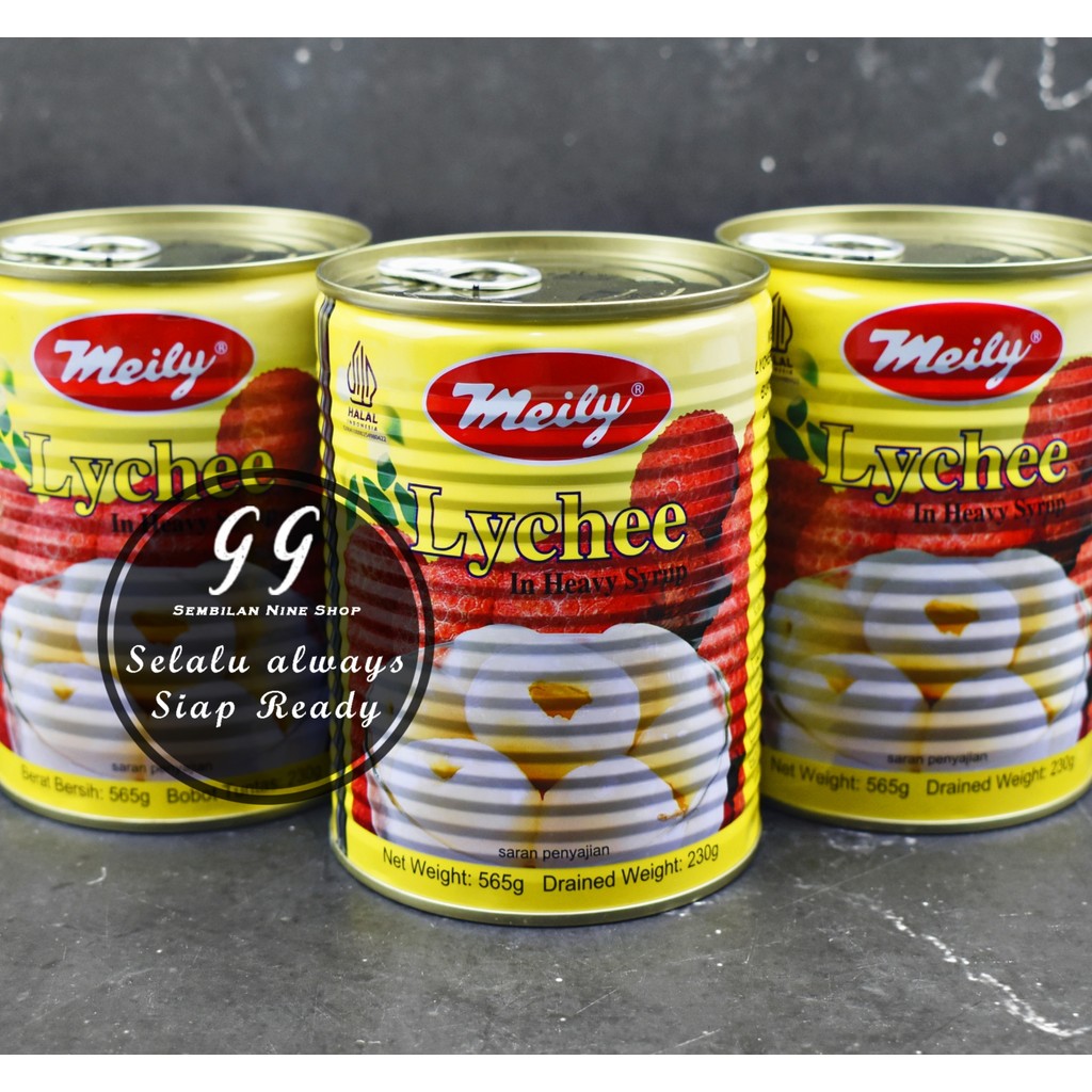 

Meily LECI Kaleng 565 Gram Buah LYCHEES LYCHEE LECY IN SYRUP DALAM LARUTAN GULA
