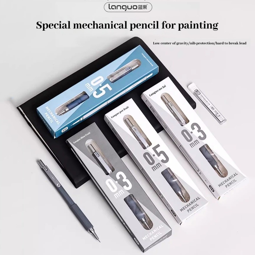 

0.3-0.7mm Automatic Mechanical Pencils,Soft Cotton Grip,Drawing Profession Sketch Pencil,Back To School Supplies Stationery