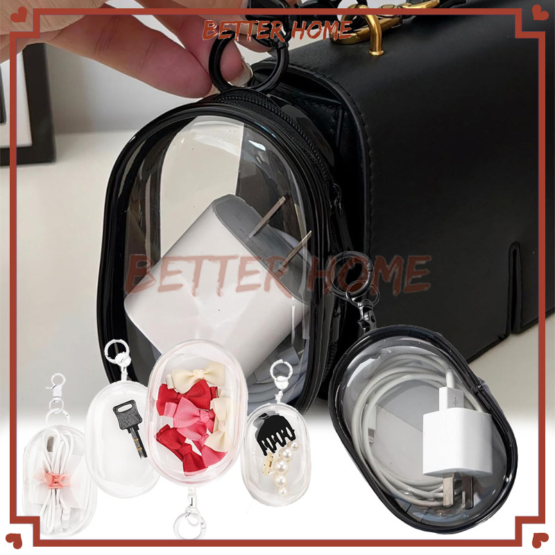 Tas Penyimpanan Transparan PVC Tas labubu PVC Kotak Penyimpanan Transparan